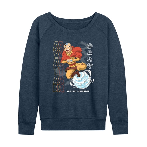 Avatar - The Last Airbender - Aang Air Bending -Women's French Terry Long Sleeve Shirt