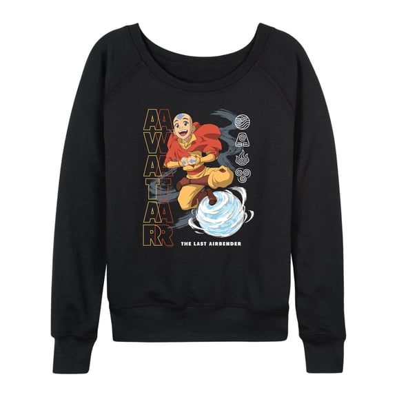 Avatar - The Last Airbender - Aang Air Bending -Women's French Terry Long Sleeve Shirt