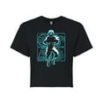 thumbnail image 1 of Avatar - The Last Airbender - Aang Airbending - Juniors Cropped Cotton Blend T-Shirt, 1 of 5