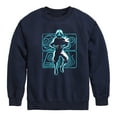thumbnail image 1 of Avatar - The Last Airbender - Aang Airbending - Youth Crewneck Fleece Sweatshirt, 1 of 5
