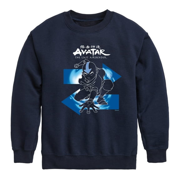 Avatar - The Last Airbender - Aang Arrows - Youth Crewneck Fleece Sweatshirt