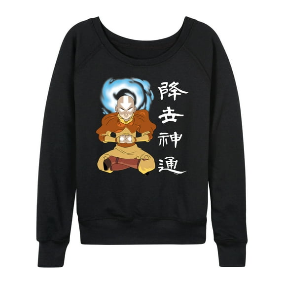 Avatar - The Last Airbender- Aang Avatar State - Women's Lightweight French Terry Long Sleeve Shirt