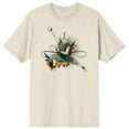 thumbnail image 1 of Avatar The Last Airbender Aang Bending Men's Natural Graphic Tee - M, 1 of 2
