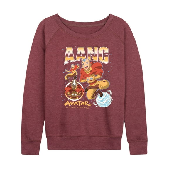 Avatar - The Last Airbender - Aang Collage -Women's French Terry Long Sleeve Shirt