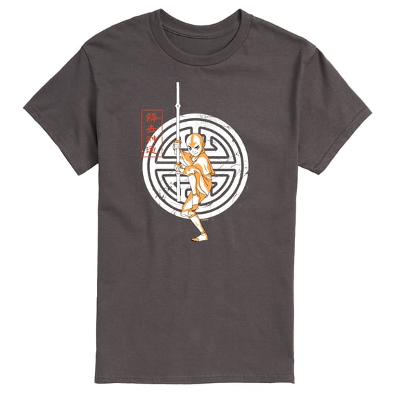 Avatar - The Last Airbender - Aang Crest - Men's Short Sleeve Graphic T-Shirt