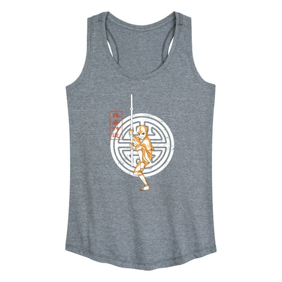 Avatar - The Last Airbender - Aang Crest - Women's Racerback Tank Top