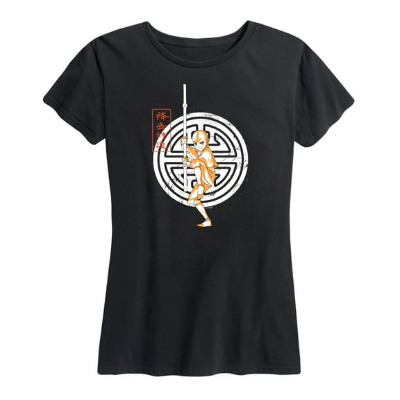 Avatar - The Last Airbender - Aang Crest - Women's Short Sleeve Graphic T-Shirt
