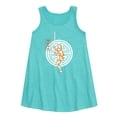 thumbnail image 1 of Avatar: The Last Airbender - Aang Crest - Youth Girls A-line Dress, 1 of 4