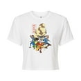 thumbnail image 1 of Avatar - The Last Airbender - Aang Group - Juniors Cropped Cotton Blend T-Shirt, 1 of 5