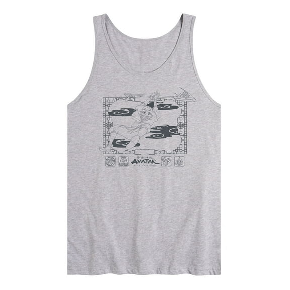 Avatar - The Last Airbender - Aang Happy Flying - Men's Jersey Tank Top