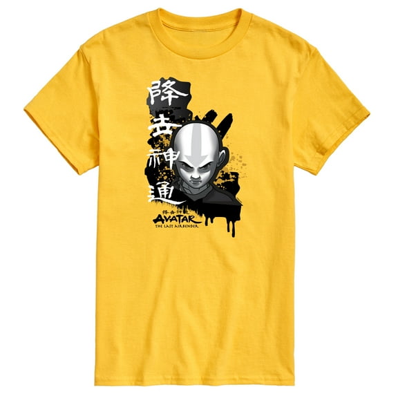 Avatar - The Last Airbender - Aang Ink Splatter - Men's Short Sleeve Graphic T-Shirt