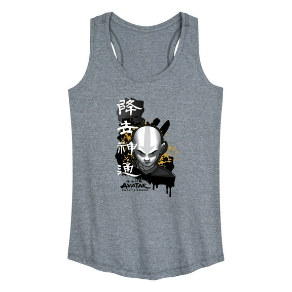 Avatar - The Last Airbender - Aang Ink Splatter - Women's Racerback Tank Top