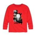 thumbnail image 1 of Avatar - The Last Airbender - Aang Ink Splatter - Youth Long Sleeve Graphic T-Shirt, 1 of 5