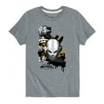 thumbnail image 1 of Avatar - The Last Airbender - Aang Ink Splatter - Youth Short Sleeve Graphic T-Shirt, 1 of 5