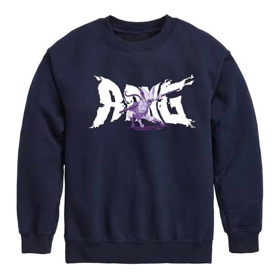 Avatar - The Last Airbender - Aang Momo Happy - Youth Crewneck Fleece Sweatshirt