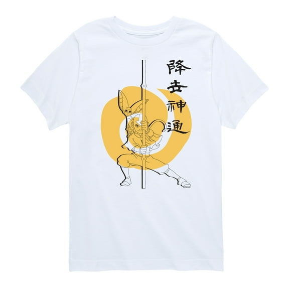 Avatar - The Last Airbender - Aang Momo Kanji - Kids YOUTH SHORT SLEEVE TEE