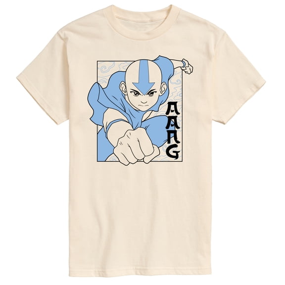 Avatar - The Last Airbender - Aang Punch - Men's Short Sleeve Graphic T-Shirt