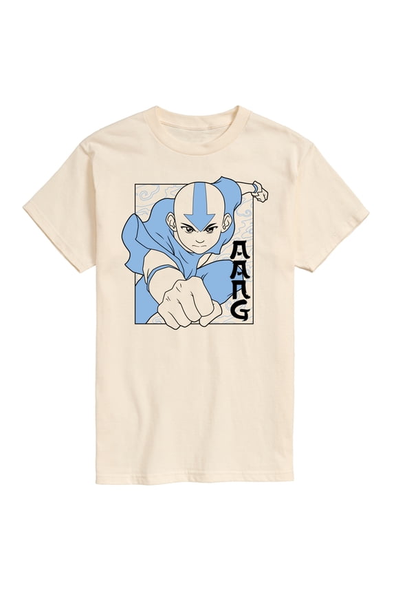 Avatar - The Last Airbender - Aang Punch - Men's Short Sleeve Graphic T-Shirt