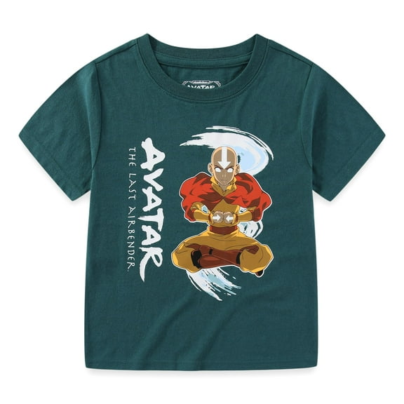 Avatar: The Last Airbender Aang Short Sleeve T-Shirt (Boys), Sizes 4-12