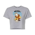 thumbnail image 1 of Avatar - The Last Airbender - Aang Swirl - Juniors Cropped Cotton Blend T-Shirt, 1 of 5