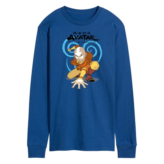 Avatar - The Last Airbender - Aang Swirl - Men's Long Sleeve T-Shirt