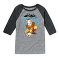 thumbnail image 1 of Avatar - The Last Airbender - Aang Swirl - Youth Raglan Graphic T-Shirt, 1 of 5