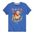 thumbnail image 1 of Avatar - The Last Airbender - Aang Wind - Kids YOUTH SHORT SLEEVE TEE, 1 of 5