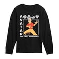 thumbnail image 1 of Avatar - The Last Airbender - Aang - Youth Boys Long Sleeve Graphic T-Shirt, 1 of 4