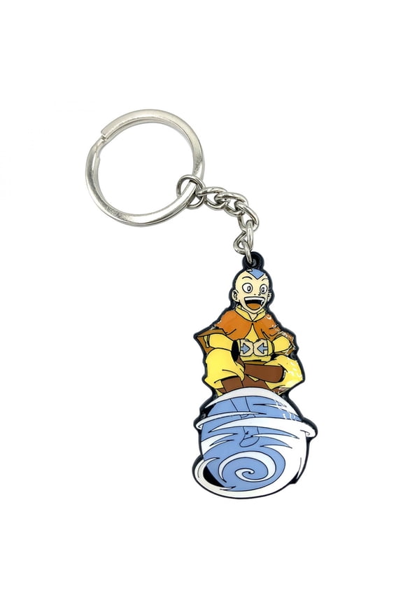 Aang on Air Scooter Keychain