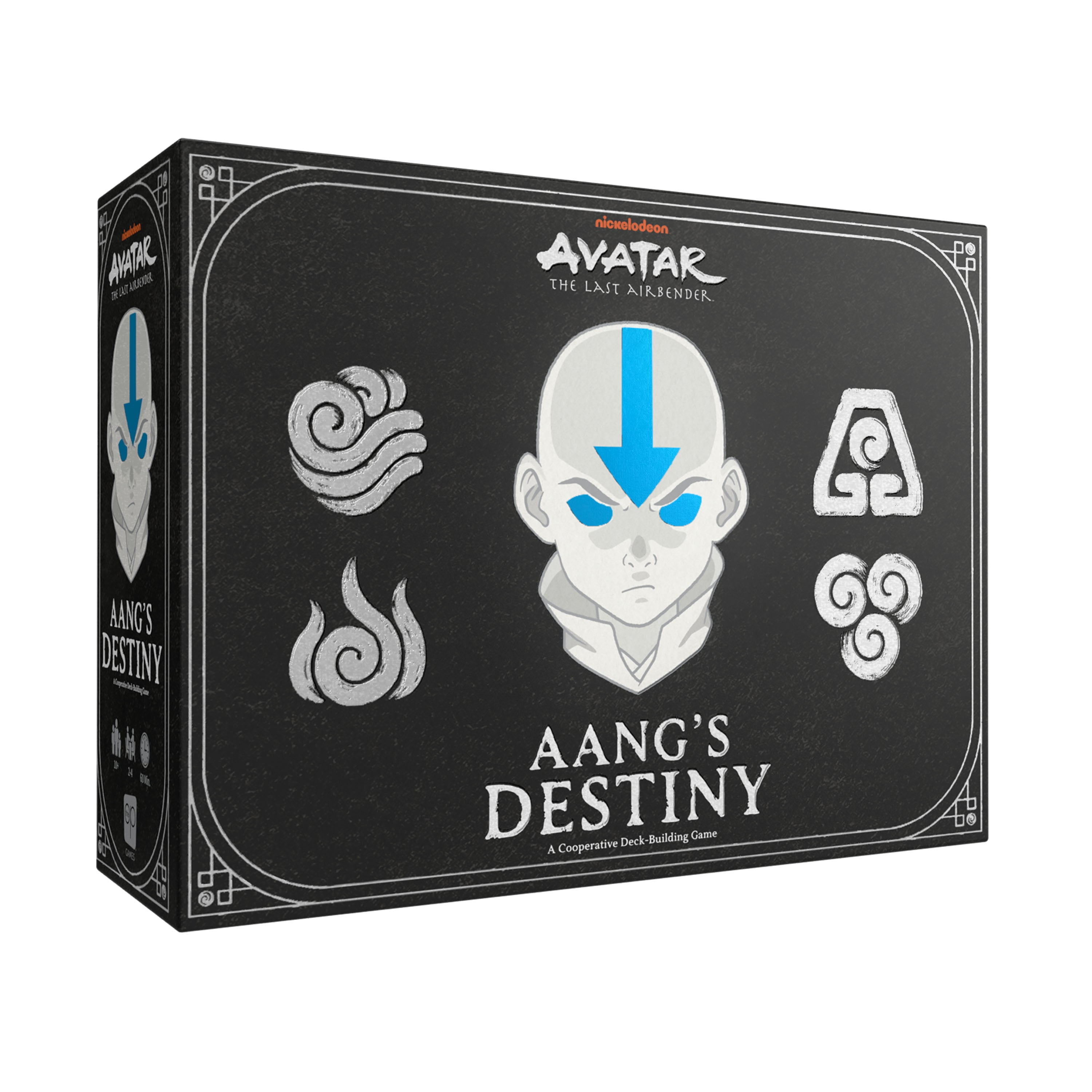Avatar: The Last Airbender: Aang's Destiny, Cooperative Deck Building Strategy Board Game, Play as Aang, Katara, Appa & More, Fun for Family Game Night, Ages 10+, 2-4 Players, From The Op Games