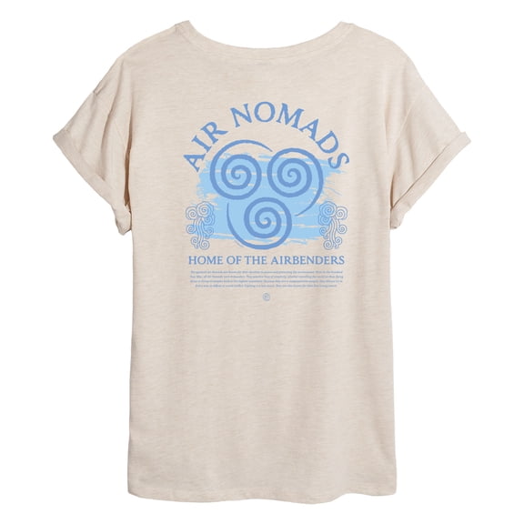 Avatar - The Last Airbender - Air Nomads -Womens Oversized Graphic T-Shirt