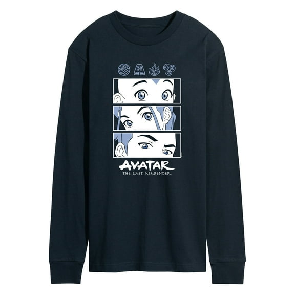 Avatar - The Last Airbender - Airbenders -Men's Long Sleeve Graphic T-Shirt