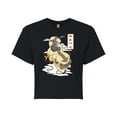 thumbnail image 1 of Avatar - The Last Airbender - Appa Flying - Juniors Cropped Cotton Blend T-Shirt, 1 of 5