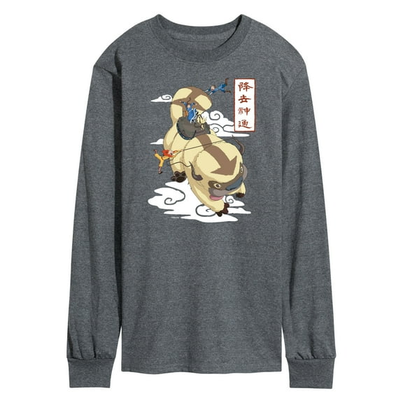 Avatar - The Last Airbender - Appa Flying - Men's Long Sleeve T-Shirt