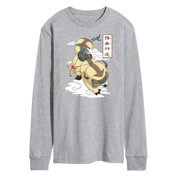 Avatar - The Last Airbender - Appa Flying - Men's Long Sleeve T-Shirt