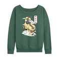 thumbnail image 1 of Avatar - The Last Airbender - Appa Flying - Women's Lightweight French Terry Long Sleeve Shirt, 1 of 5