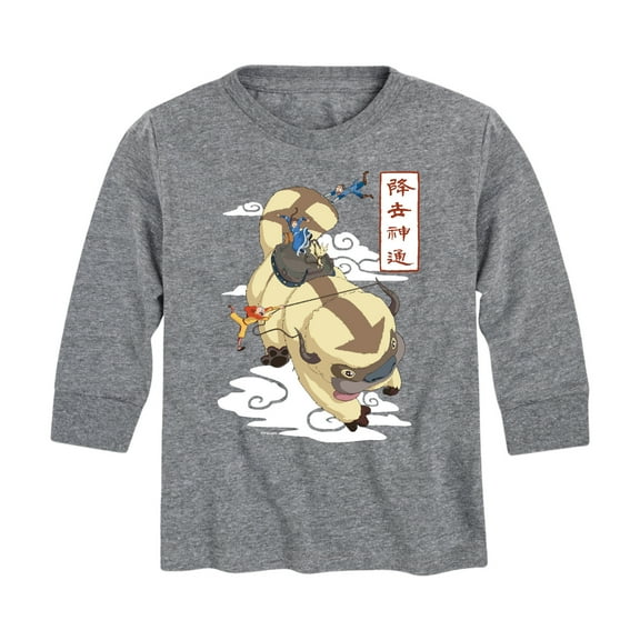 Avatar - The Last Airbender - Appa Flying - Youth Long Sleeve Graphic T-Shirt