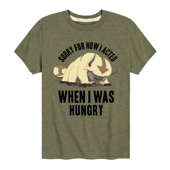 Avatar - The Last Airbender - Appa Hungry - Kids YOUTH SHORT SLEEVE TEE
