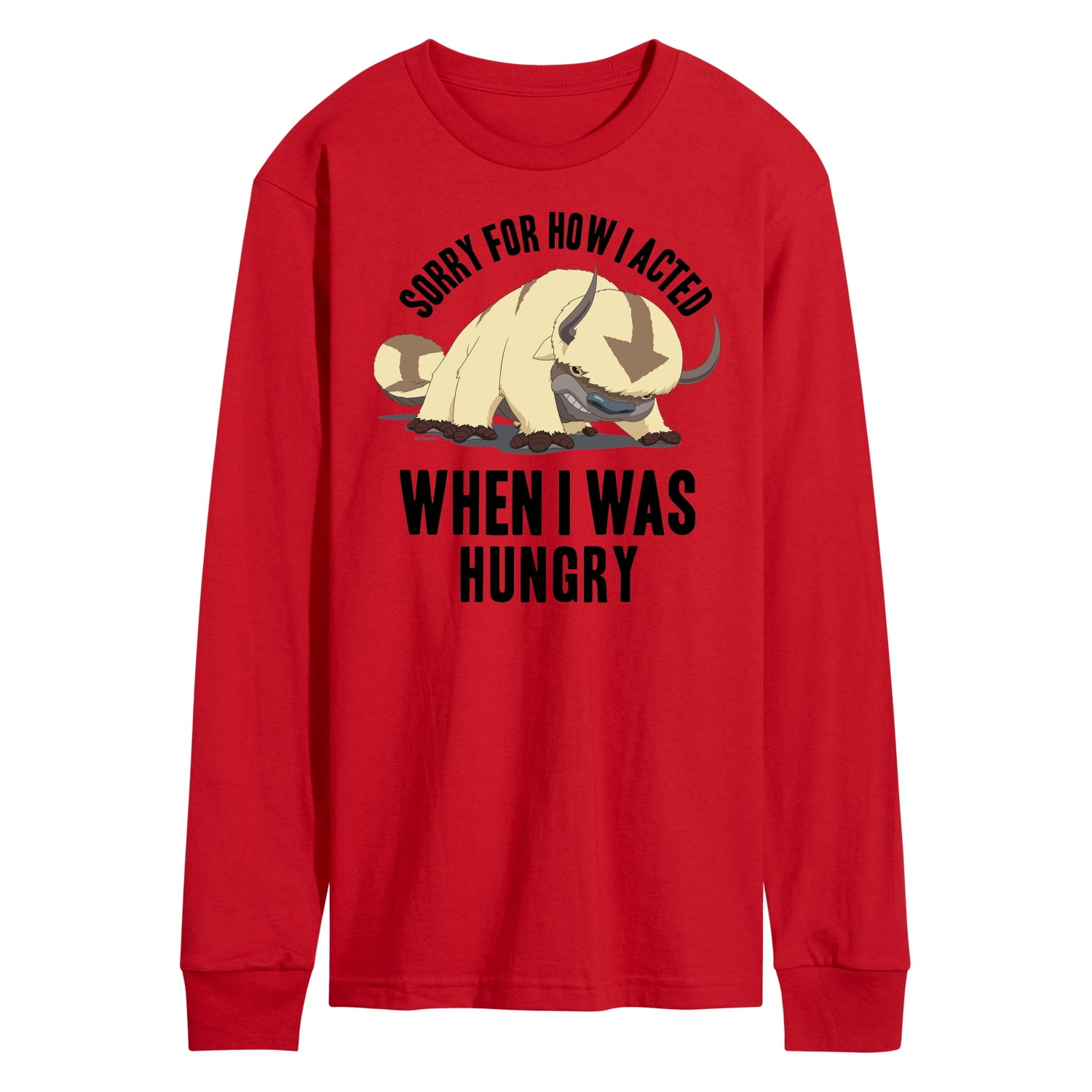 Avatar - The Last Airbender - Appa Hungry - Men's Long Sleeve T-Shirt ...