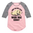 thumbnail image 1 of Avatar - The Last Airbender - Appa Hungry - Youth Girls Raglan Graphic T-Shirt, 1 of 5