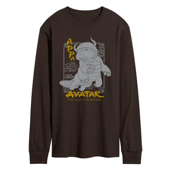 Avatar - The Last Airbender - Appa -Men's Long Sleeve Graphic T-Shirt