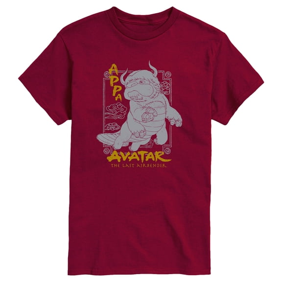 Avatar - The Last Airbender - Appa -Men's Short Sleeve Graphic T-Shirt
