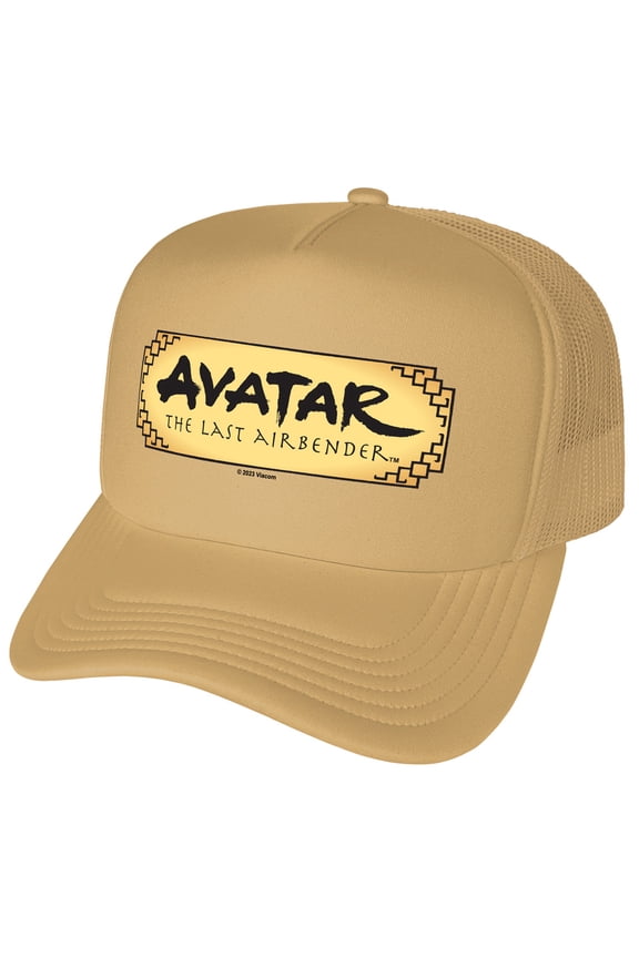 Avatar: The Last Airbender Avatar Logo Foam Snapback Trucker Hat - Unisex for Men and Women