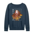 thumbnail image 1 of Avatar - The Last Airbender - Avatar State Aang - Women's Lightweight French Terry Long Sleeve Shirt, 1 of 4