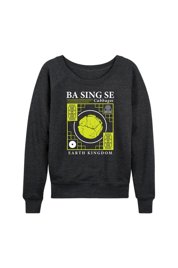 - Ba Sing Se Cabbages -Women's French Terry Long Sleeve Shirt