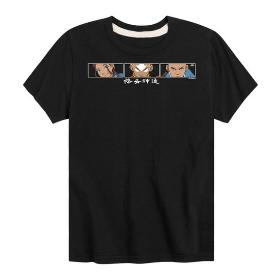 Avatar - The Last Airbender - Battle Face - Kids YOUTH SHORT SLEEVE TEE