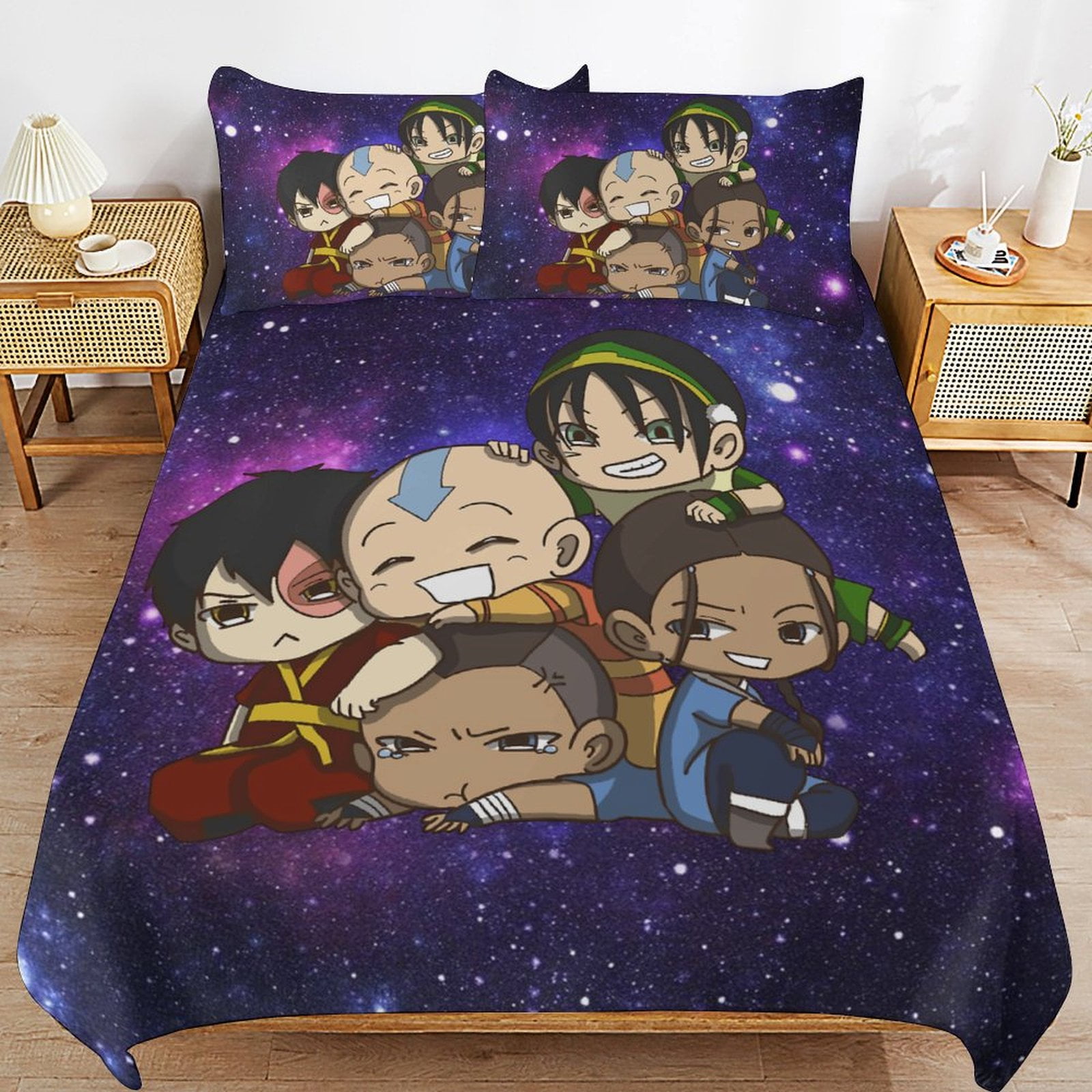 Avatar The Last Airbender Bed Duvet Cover Microfiber Bedding Sets 3D