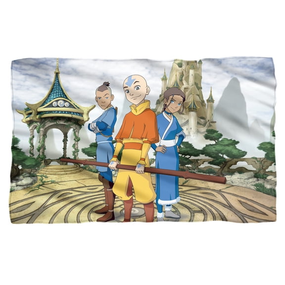 Avatar The Last Airbender Blanket, 36"x58" Cast of Characters Fleece Blanket