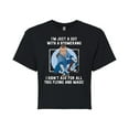 thumbnail image 1 of Avatar - The Last Airbender - Boomerang Guy - Juniors Cropped Cotton Blend T-Shirt, 1 of 5
