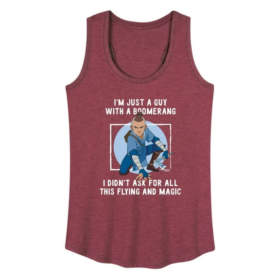 Avatar - The Last Airbender - Boomerang Guy - Women's Racerback Tank Top